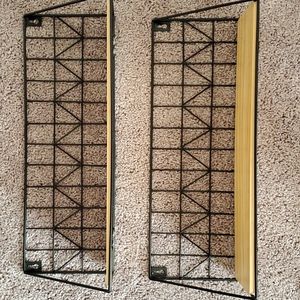 Pair of wall shelves